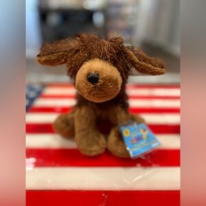 WEBKINZ BROWN DOG UNUSED TAG
